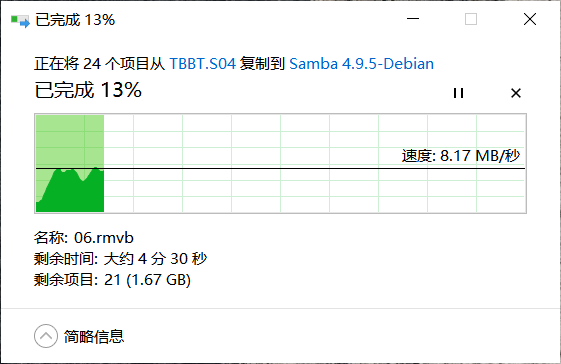 speed of smb